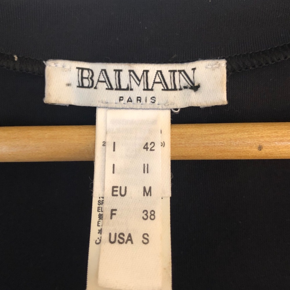 Balmain Jeweled Shoulder Top - Picture 8 of 11